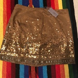 NWT Fancy Beaded Mini Skirt